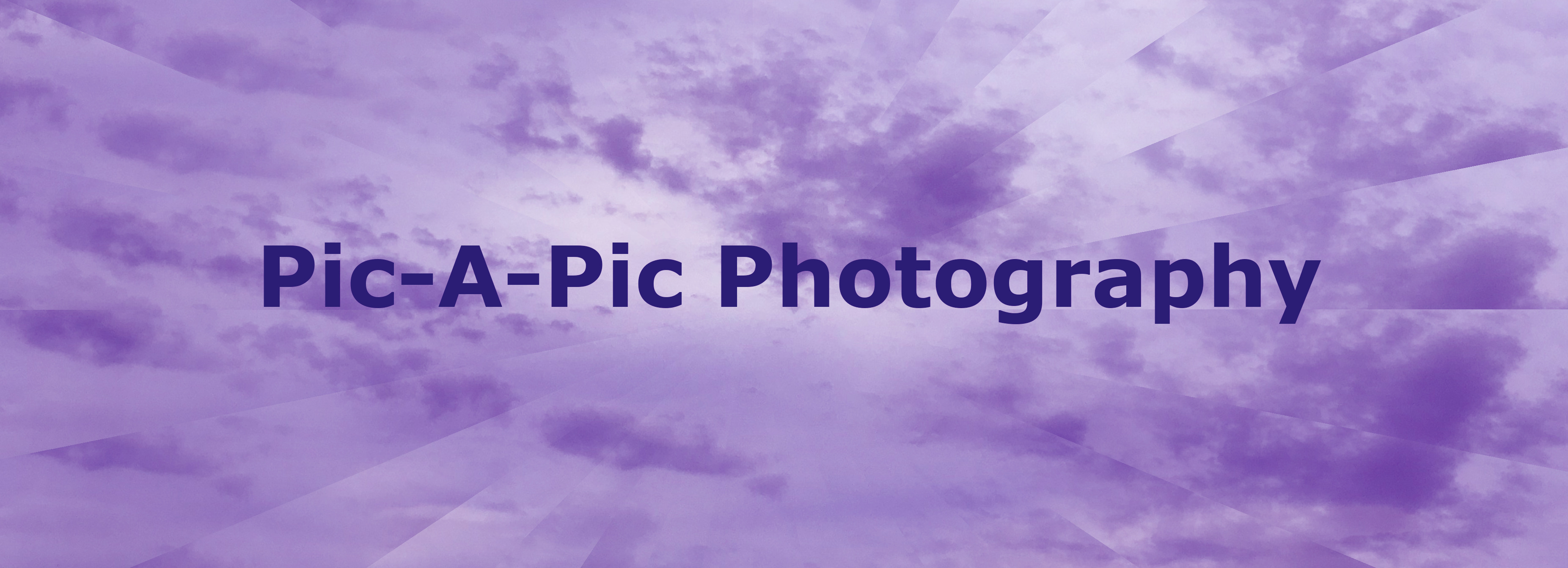 Pic-A-Pic Photography Main Header